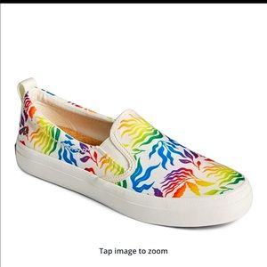 🌈 Sperry rainbow sneakers *NEW* size 7.5